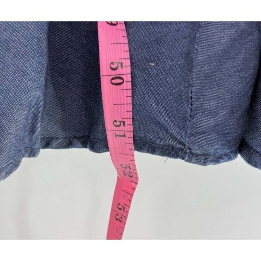 Nwt Torrid Plus Size Button Front Chambray Midi S… - image 8